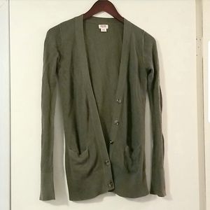 Mossimo olive cardigan